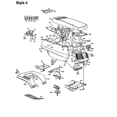 Dashboard, Engine hood 4-Style, Fender spare parts
