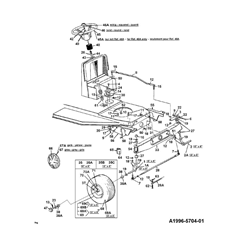 Front axle spare parts