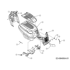 Engine hood K-Style spare parts