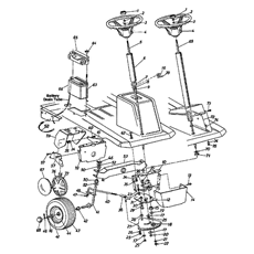 Front axle spare parts