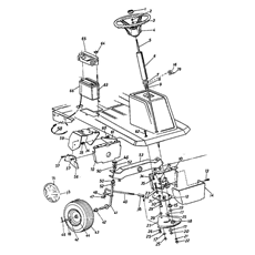 Front axle spare parts