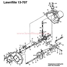 LAWN TRACTOR - 13-707 spare parts