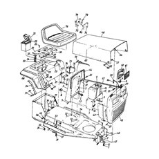 Dashboard, Engine hood, Fender spare parts