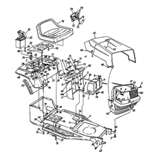 Dashboard, Engine hood 0-Style, Fender spare parts