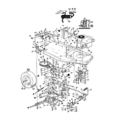 Drive system, Engine pulley, Pedal, Rear wheels spare parts