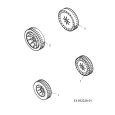 Wheels spare parts