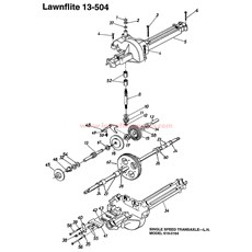 SINGLE SPEED TRANSAXLE LEFT HAND 618-0164 spare parts