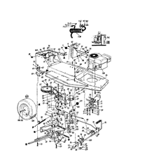 Drive system, Engine pulley, Pedal, Rear wheels spare parts