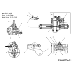 Gearbox 618-04566 spare parts