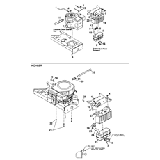 Engine accessories spare parts