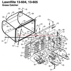 GRASS CATCHER 753-0671 spare parts