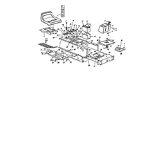 Frame, Seat, Fuel tank spare parts