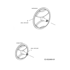 Hub caps spare parts
