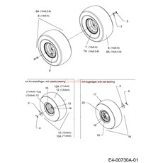 MTD016605 spare parts