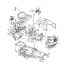 Dashboard, Engine hood, Fender spare parts