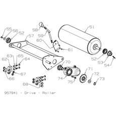 REAR ROLLER ASSEMBLY spare parts