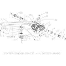 GEARBOX & BELT spare parts