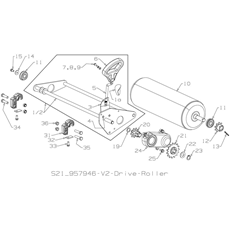 REAR ROLLER ASSEMBLY spare parts