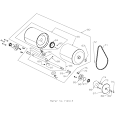 REAR ROLLER spare parts