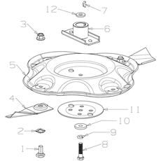 460MM DISC BLADE (wavy) ASSEMBLY spare parts