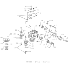 GEARBOX & PULLEY spare parts