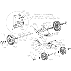 WHEELS AND FRAME spare parts