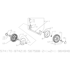 WHEELS & AXLE spare parts