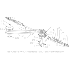 GEARBOX & PULLEY spare parts