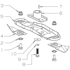 485MM QUICK CUT BLADE ASSEMBLY spare parts