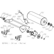 REAR ROLLER spare parts