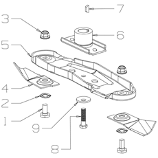 450MM BLADE ASSEMBLY spare parts