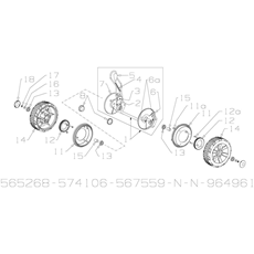 WHEELS &  AXLE spare parts