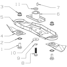 540MM QUICK CUT BLADE ASSEMBLY spare parts