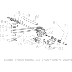 GEARBOX & BELT spare parts