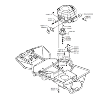 ENGINE - B&S INTEK 10.5hp(from s/n 520501 from 2009) spare parts