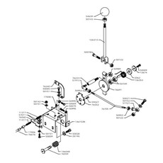 DRIVE LEVER (from sn 363301 to sn 385500 from 2006 to 2007) spare parts