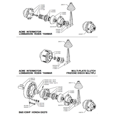 CLUTCHES(from sn 228001 from 1996) spare parts