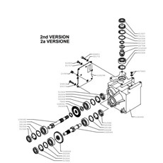 GEAR BOX (2nd version) (from sn 276401 to sn 345232 from 2001 to 2005) spare parts