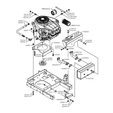 ENGINE B&S 7180 AND EXHAUST BOX (from sn 679833 to sn 715830 from 2019 to 2022) spare parts