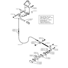 REAR BRAKE UNIT (from sn 586075 to sn 665929 from 2014 to 2018) spare parts