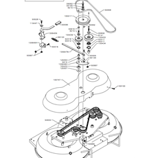 106 cm MULCHING DECK(from s/n 521515 from 2009)(105812) spare parts