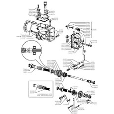 GEARBOX - 1ST V - UNTIL 521801 (from sn 226751 to sn 521801 from 1996 to 2009) spare parts