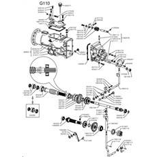 GEAR BOX (from sn 656077 to sn 692502 from 2018 to 2020) spare parts