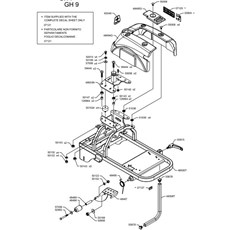 COVERS AND PARKING BRAKE (from sn 666659 to sn 666897 from 2018 to 2018) spare parts