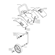 FRAME (from sn 288101 to sn 565909) spare parts