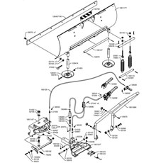 9G2611 SWINGING FRONT SCRAPER (from sn 681209 from 2019) spare parts