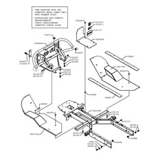 FRONT FRAME (from sn 684416 to sn 710317 from 2019 to 2021) spare parts