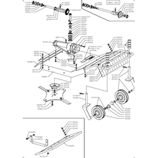 GRASS CUTTER 65-75 cm(from s/n 228001 from 1996) spare parts