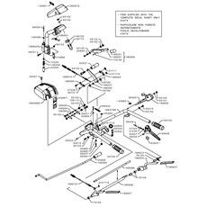 HANDLEBAR (from sn 631514 to sn 673747 from 2017 to 2019) spare parts