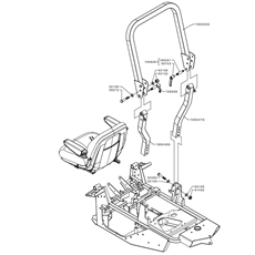 FOLDING ROLL BAR(from s/n 567583 to s/n 658137 from 2013 to 2018) spare parts